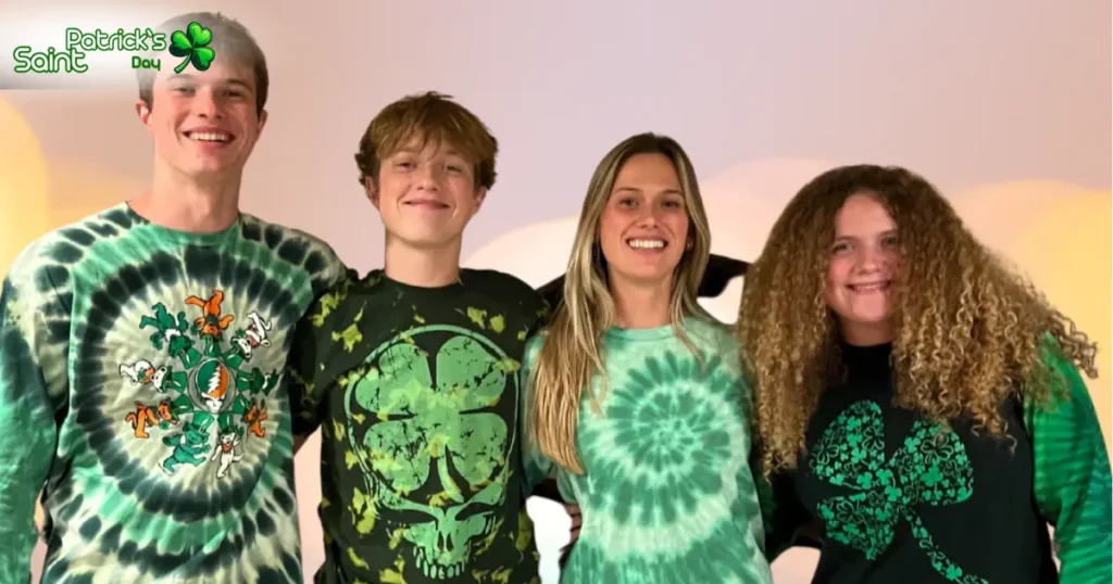 Green Tie-Dye Shirts: Wearable St. Patrick’s Day Fun